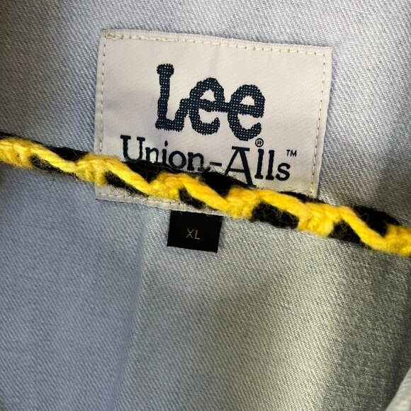 Free People x Lee Union Alls Coveralls Denim Jean Jumpsuit One Piece NWT XLarge - Picture 6 of 7